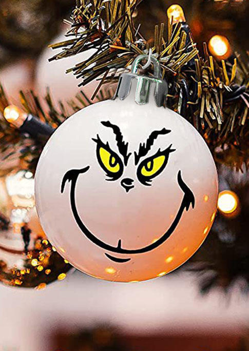 

Ball Cartoon Pendant Ornament, White, 522908