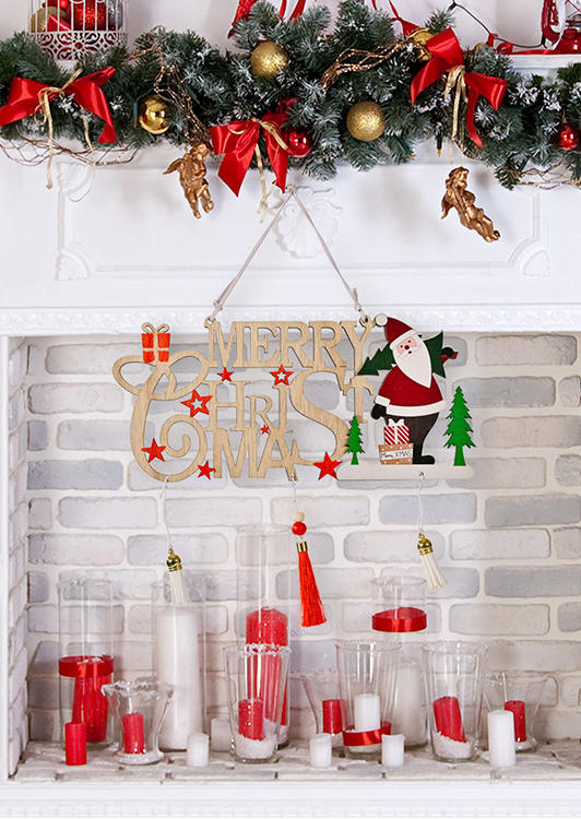 

Merry Christmas Tassel Pendant Ornament, Pattern1;pattern2, 522857