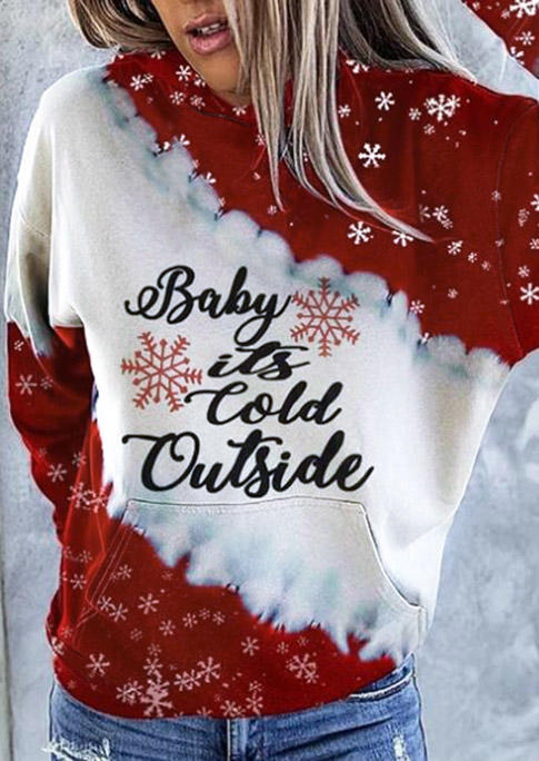 

Baby It's Cold Outside Pullover Hoodie - White, 522998