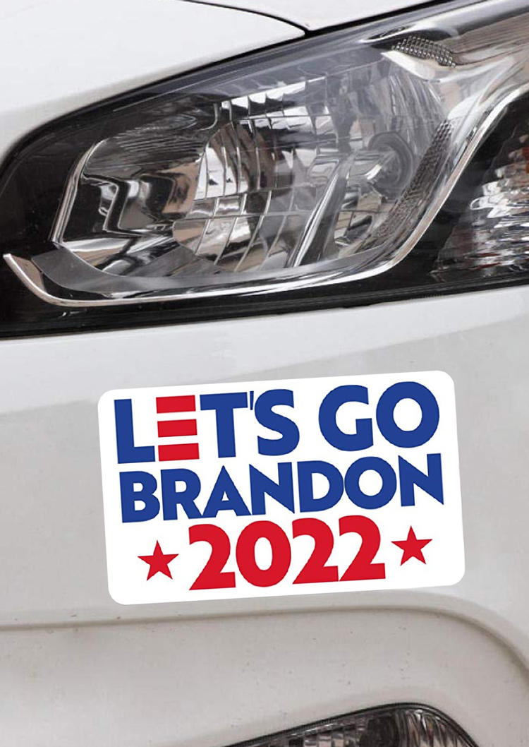 

5Pcs Let's Go Brandon Car Sticker Set, Multicolor;blue, 523017