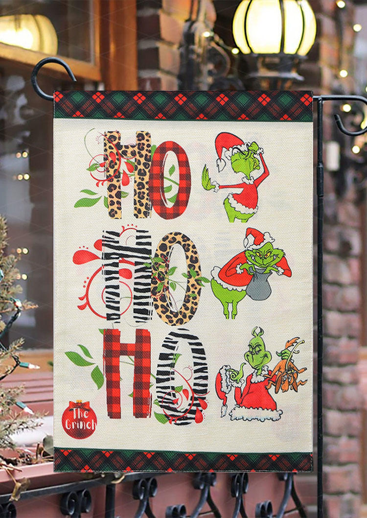 

Christmas Cartoon Hanging Ornament Flag, Multicolor, 523077