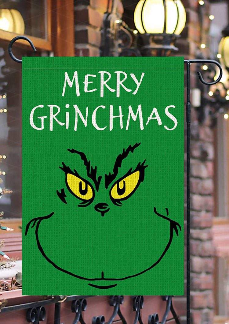 

Merry Christmas Cartoon Hanging Ornament Flag, Pattern1;pattern2, 523382