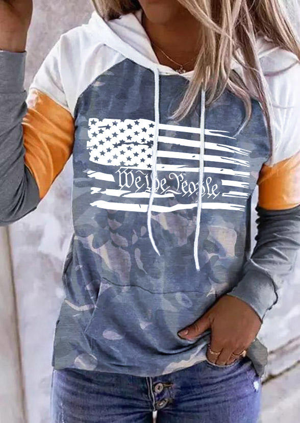 

We The People Camouflage Kangaroo Pocket Hoodie, 522486