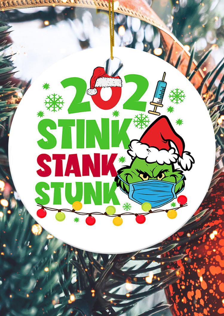 

Christmas 2021 Stink Stank Stunk Cartoon Hanging Ornament, Multicolor, 523747