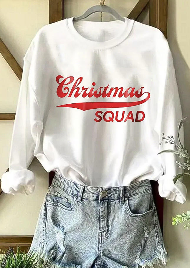 

Christmas Squad Long Sleeve Sweatshirt - White, 523610