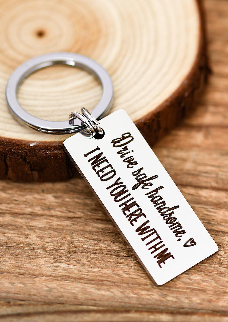 Valentine Drive Safe Handsome I Need You Here With Me Keychain, Black;silver, 524215
Valentine Drive Safe Handsome I Need You Here With Me Keychain, Black;silver, 524215