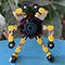 

Twisted Robot Mini Fingertip Decompression Artifact Spinner Toy, Yellow, 524282