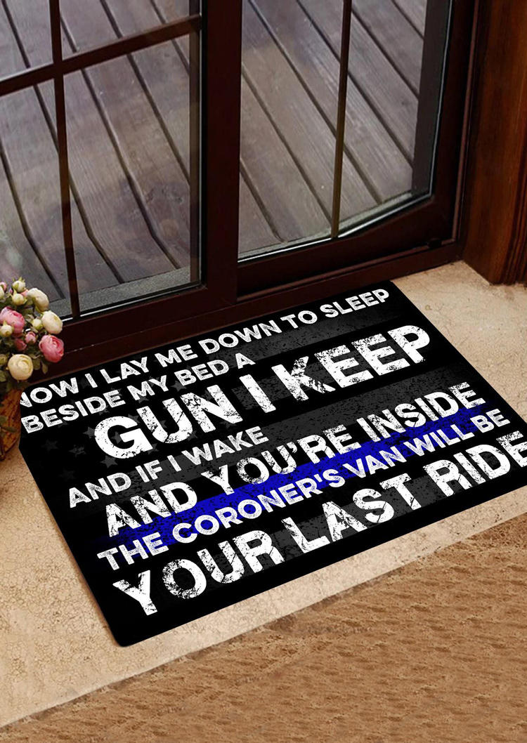 

Now I Lay Me Down To Sleep Carpet, Black, 524385
