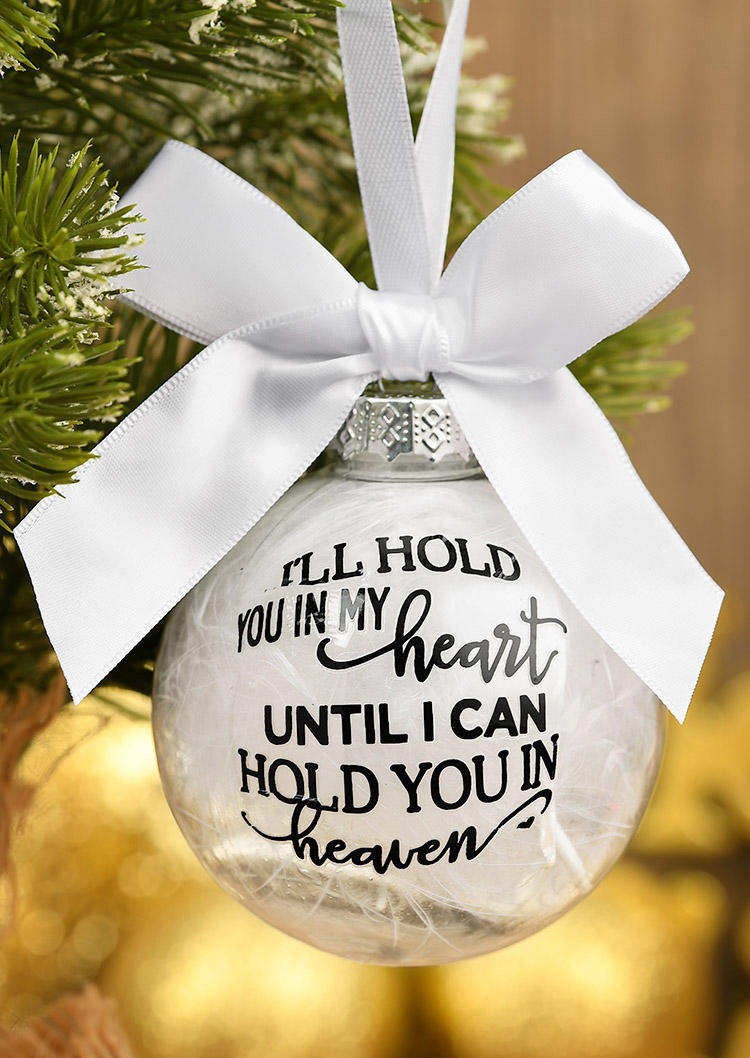 

Christmas Hold You In Heaven Pendant Ornament, Black, 523581