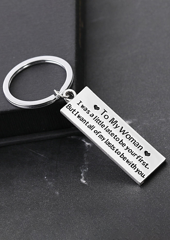 

Valentine To My Woman Keychain, Pattern1, 524508