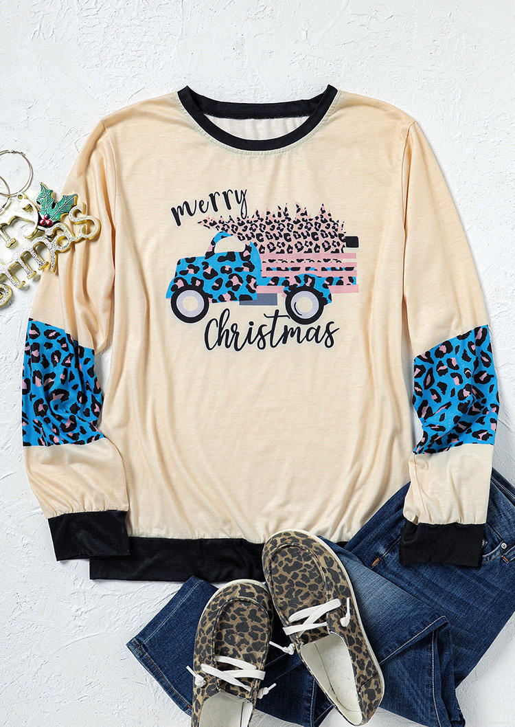 

Mommy & Me Merry Christmas Leopard Blouse - Women, 524623
