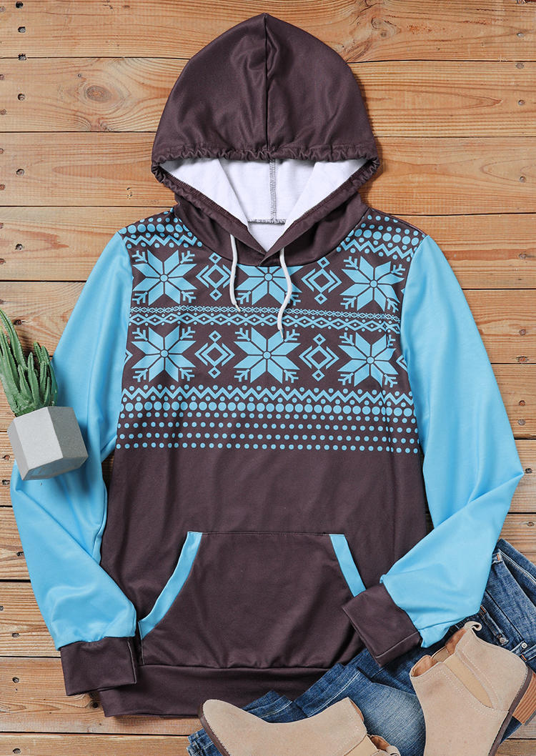 

Mommy & Me Geometric Kangaroo Pocket Hoodie - Women, 524503