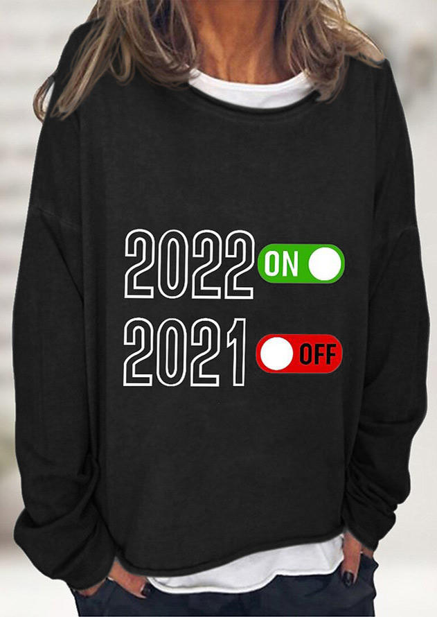 

2022 On 2021 Off Long Sleeve Sweatshirt - Black, 525503