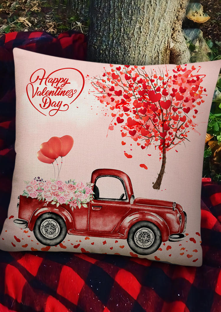 

Valentine Plaid Truck Pillowcase without Pillow, Pattern1;pattern2;pattern3, 525272