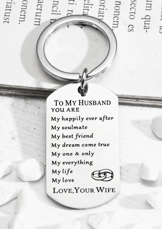 

I Love You Forever & Aways Keychain, Pattern1, 525652