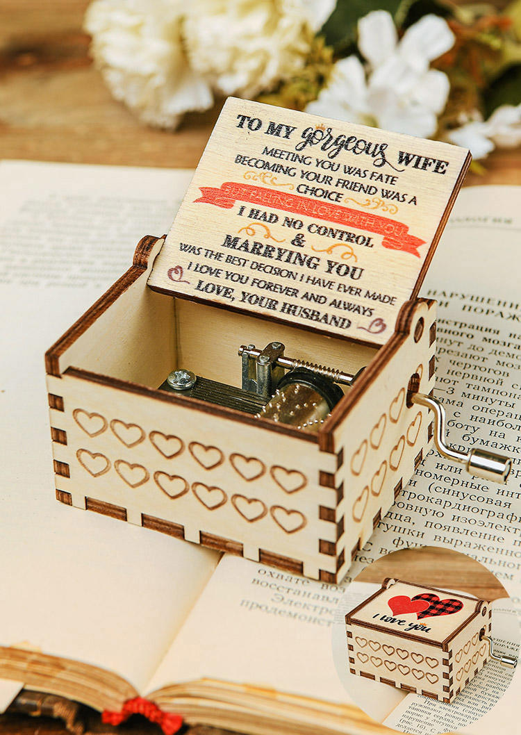 

Valentine Love Heart Music Box, Apricot, 525520