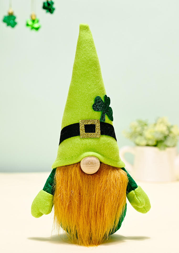 

St. Patrick's Day Gnomies Faceless Doll Ornament, Pattern2, 526120