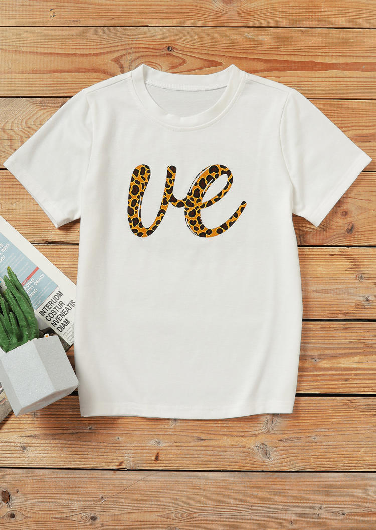 

Mommy & Me Love Leopard T-Shirt Tee - Kids, 526263