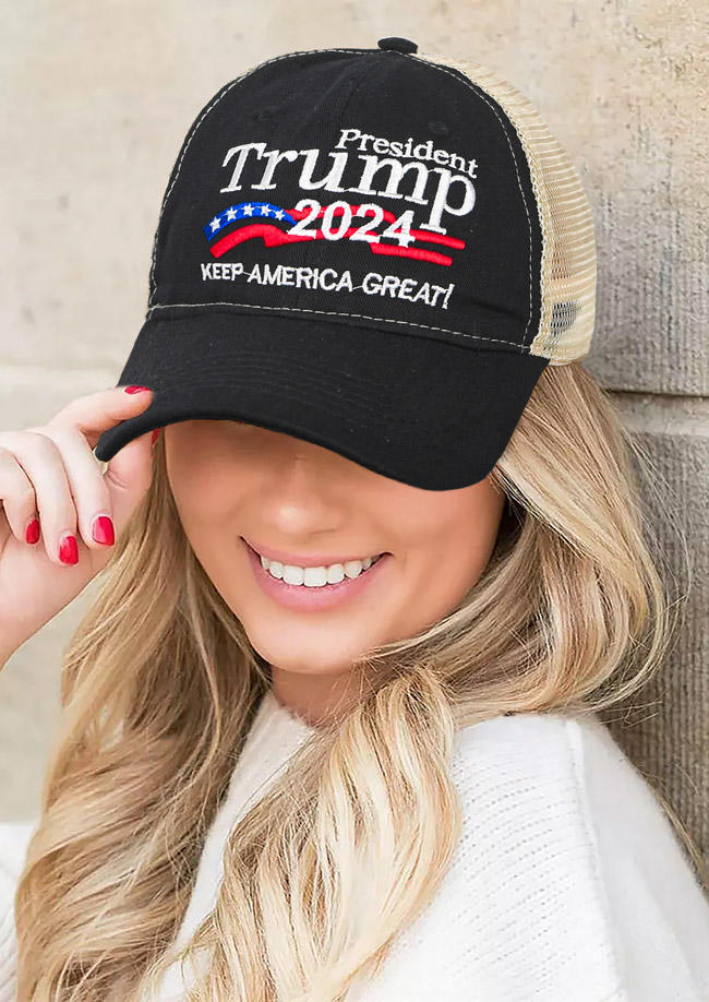 

2024 Keep America Great Baseball Cap, Black;gray, 527169