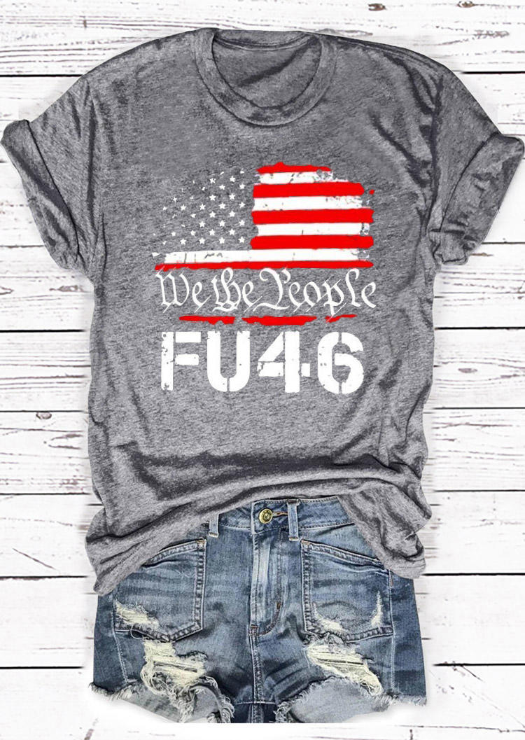 

We The People T-Shirt Tee - Gray, 527561