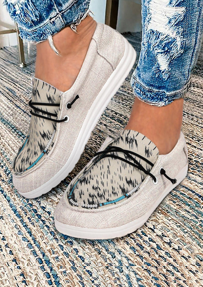 

Vintage Slip On Canvas Sneakers - Gray, 527150