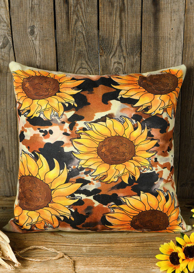 

Sunflower Pillowcase without Pillow, Multicolor, 527087