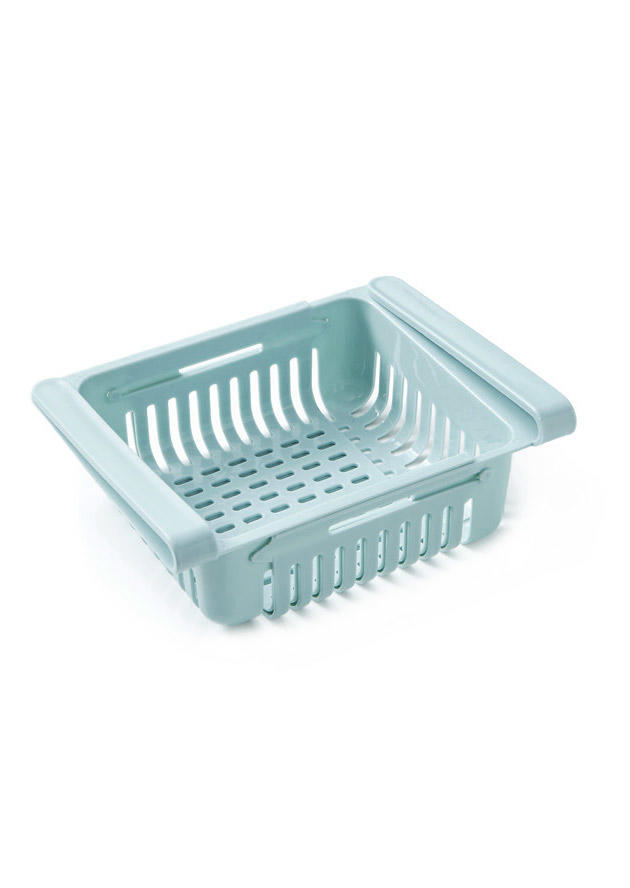 

Retractable Drawer Refrigerator Storage Box, Light blue, 528433