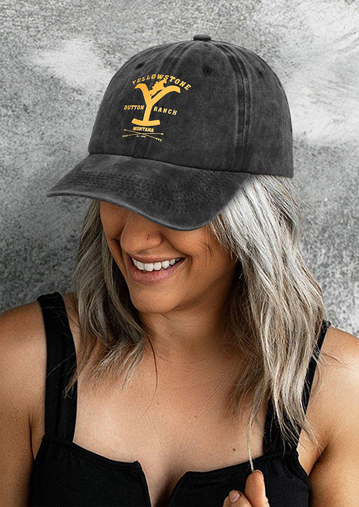 

Cowboy Horse Baseball Cap, Black;gray, 529012