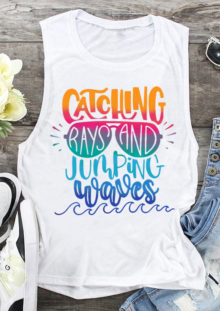 

Catching Rays And Jumping Waves Tank - White, 529509