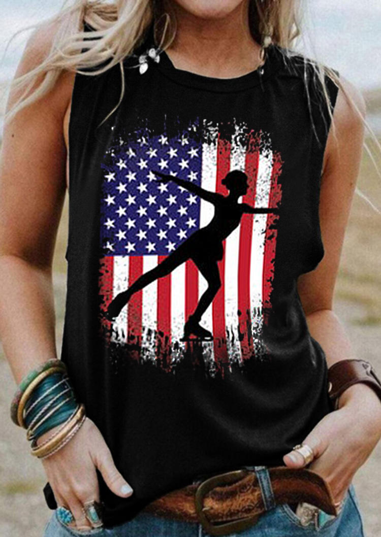 

Winter Olympics Figure Skating Tank - Black, 530495