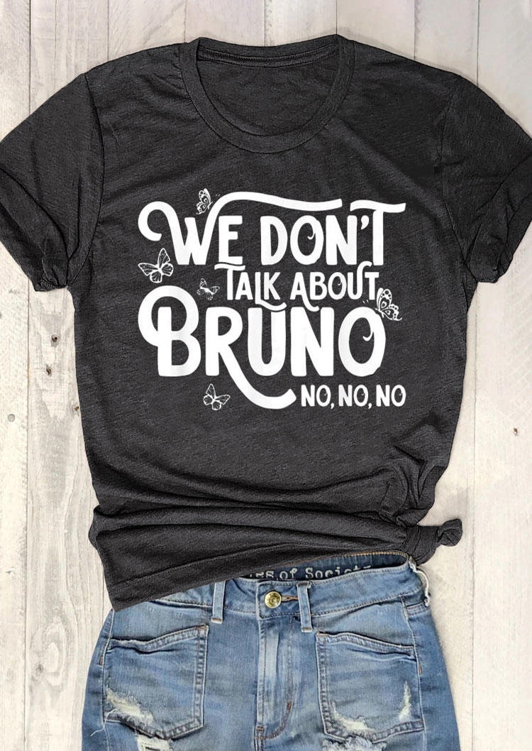 

We Don't Talk About Bruno T-Shirt Tee - Dark Grey, 530808