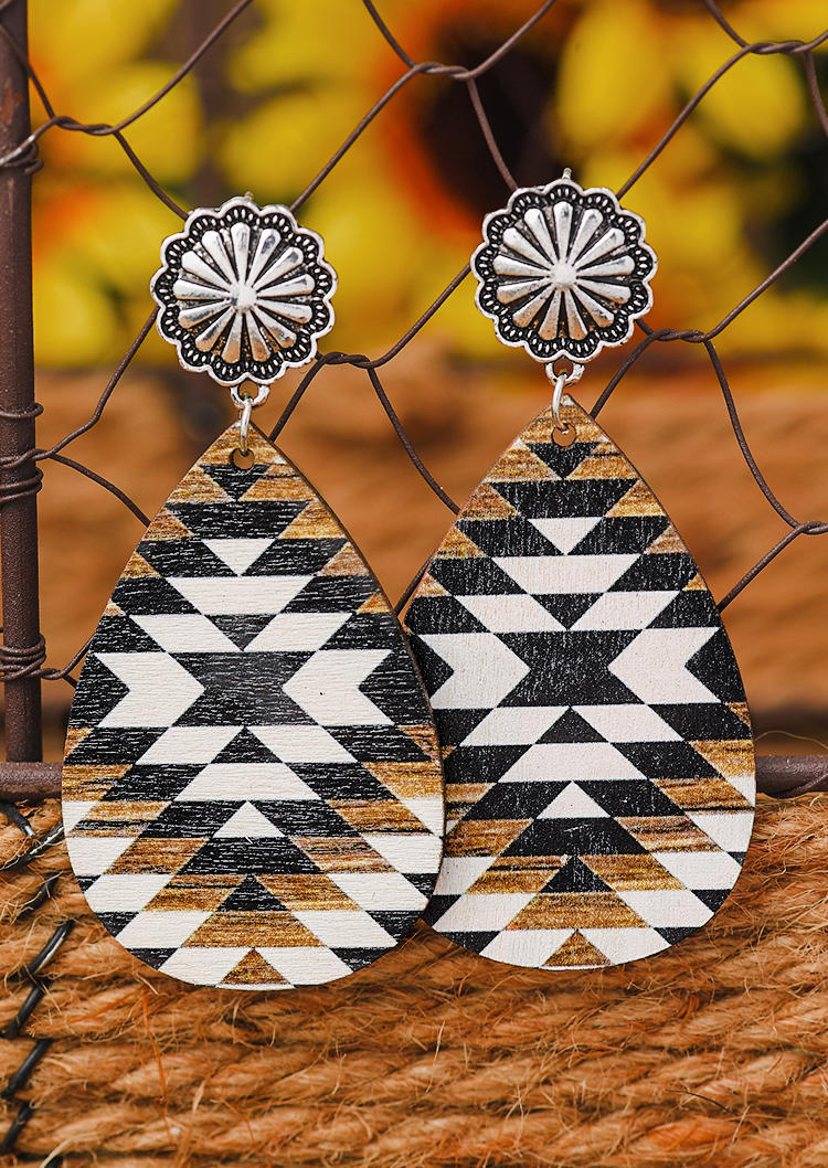 Kaufen Aztec Geometric Alloy Earrings. Bild