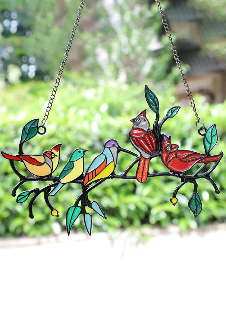 

Birds Cardinal Stained Window Hanging Ornament, Pattern1, 531225