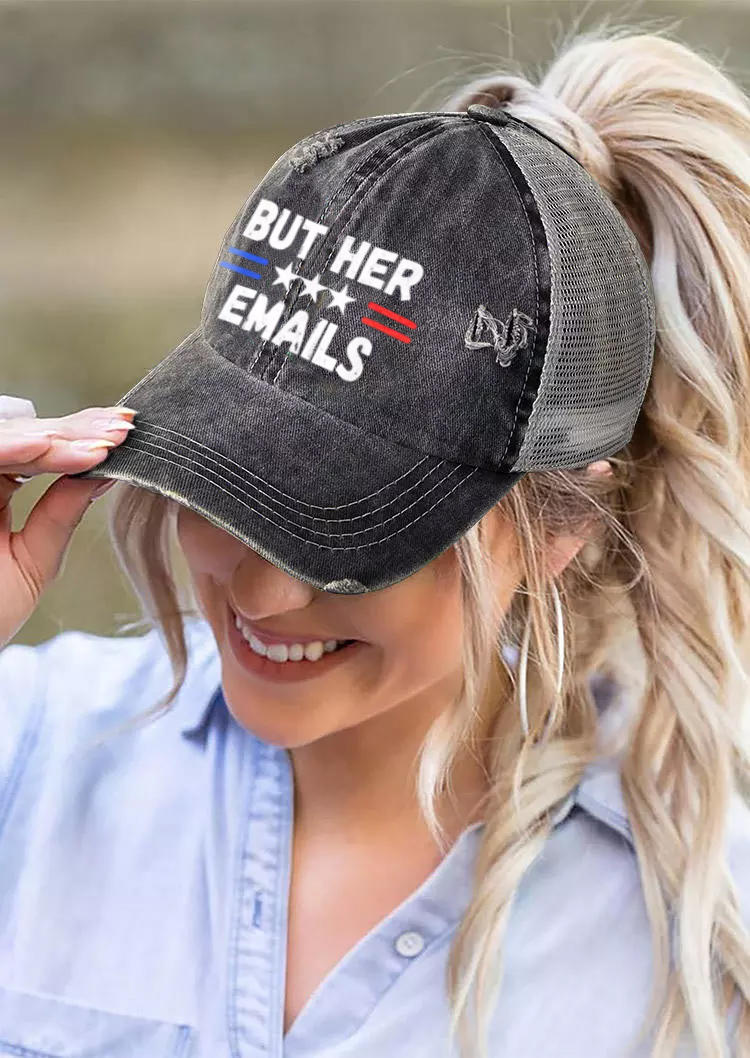 

But Her Emails Baseball Cap - Dark Grey, 531364