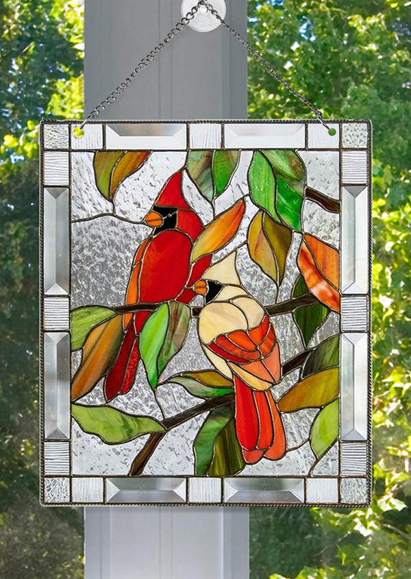 

Cardinal Acrylic Window Ornament, Pattern1;pattern2, 531218