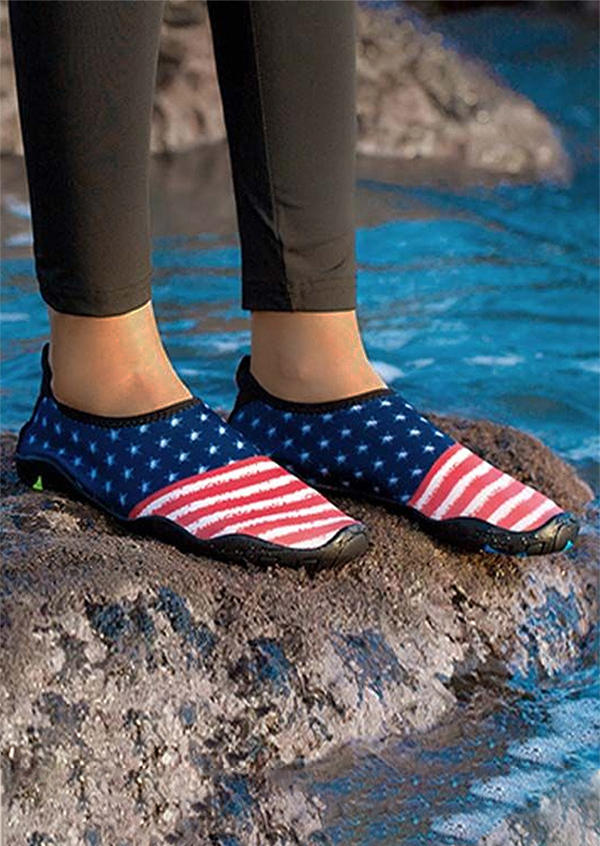 

American Flag Outdoor Non-Slip Sneakers, Multicolor, 531632