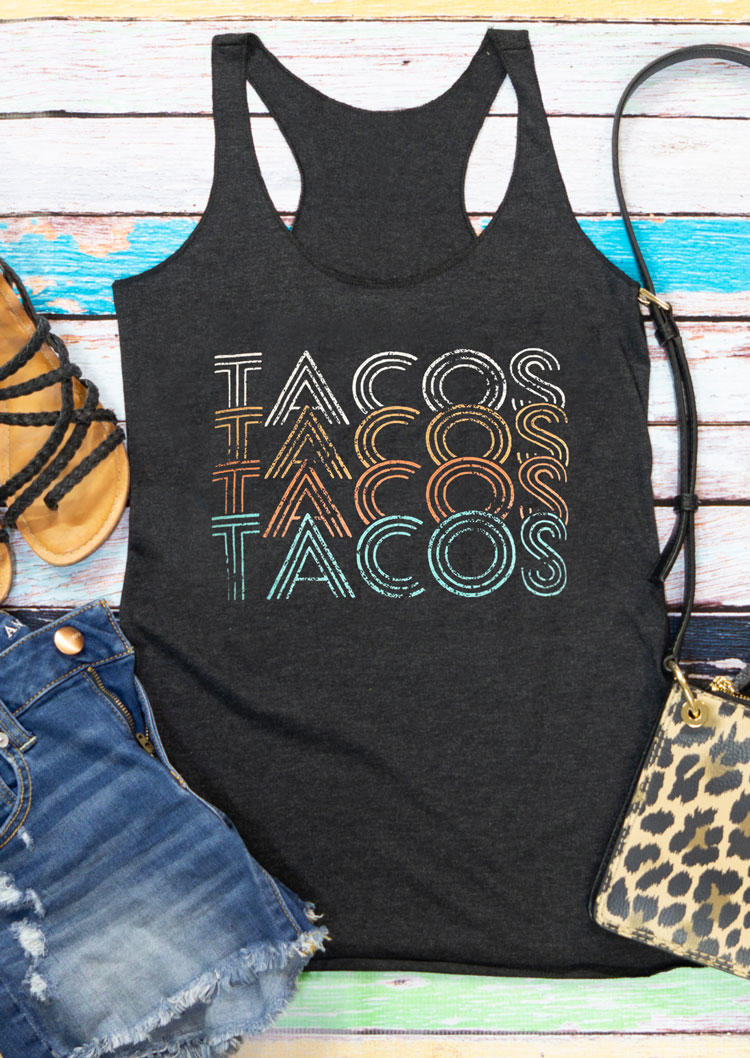 

Tacos Racerback Tank - Dark Grey, 531825