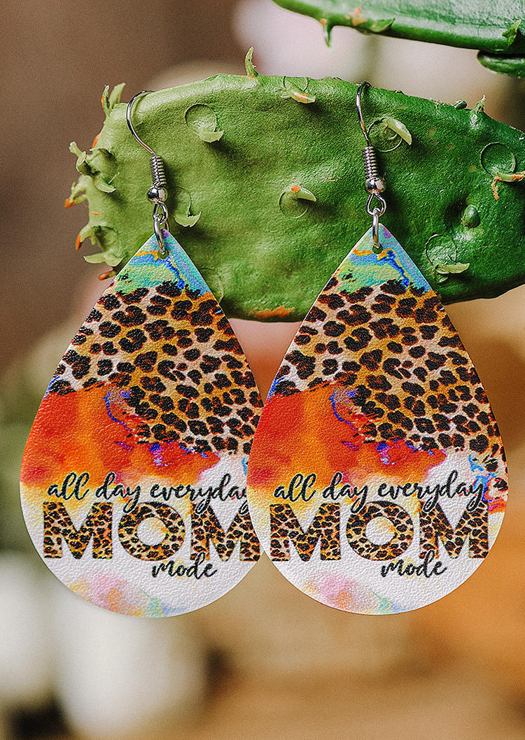 

Mother's Day All Day Everyday Mom Mode Leopard Earrings, Multicolor, 531905