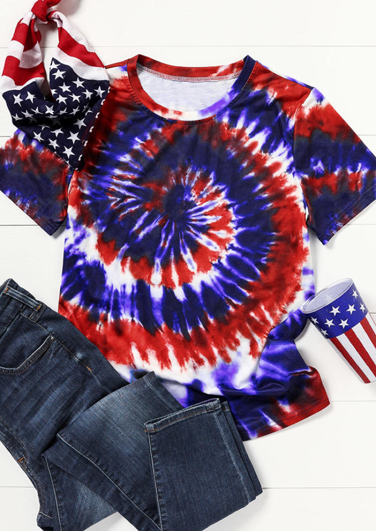 Kaufen Tie Dye Swirl T-Shirt Tee. Bild