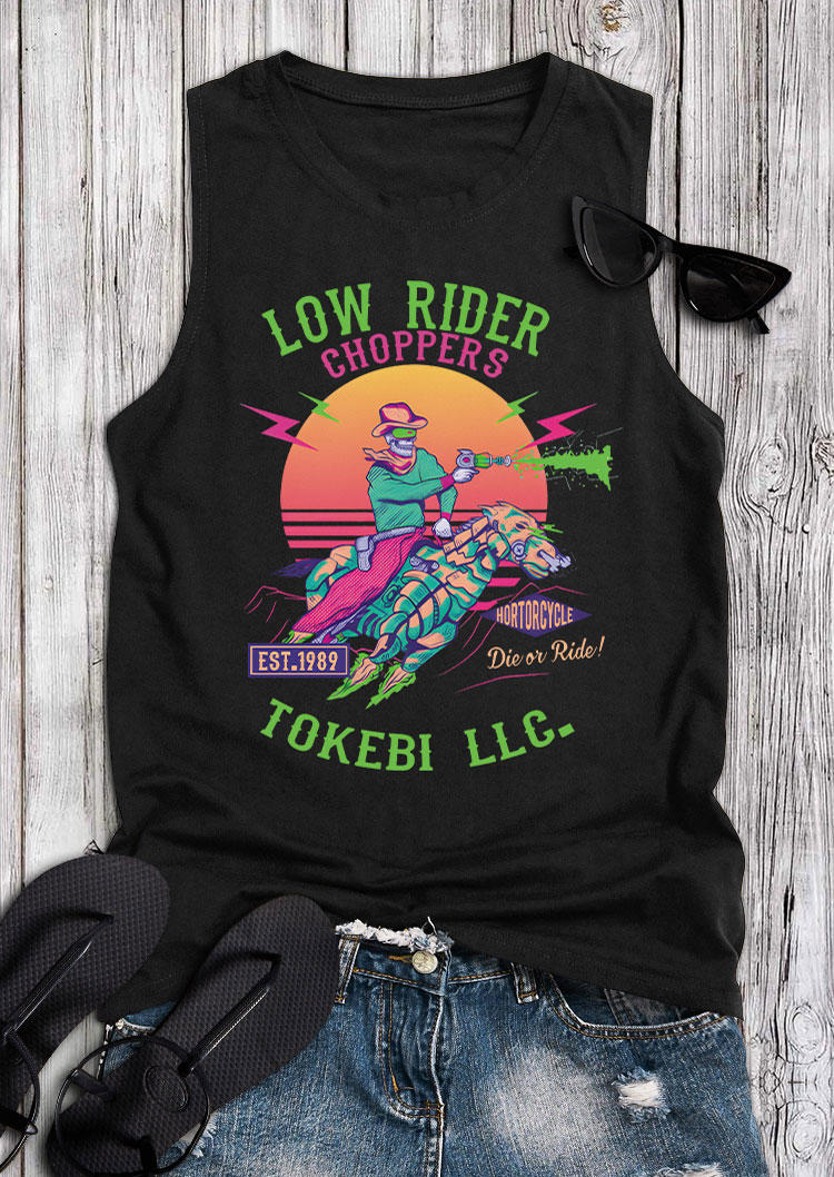 

Low Rider Choppers Cowboy Tank - Black, 532830