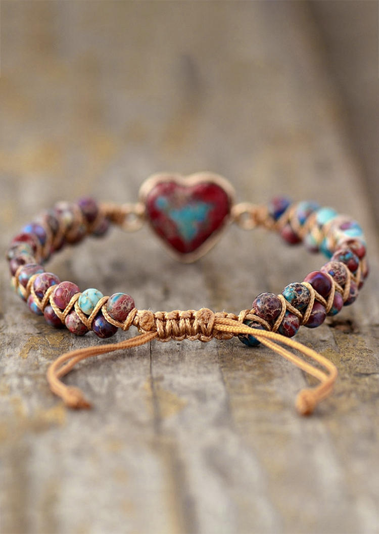 Heart Turquoise Beading Bracelet