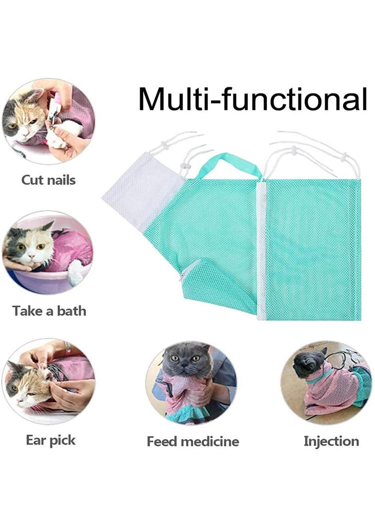 

Multi-functional Pet Grooming Bath Bag, Green, 533242