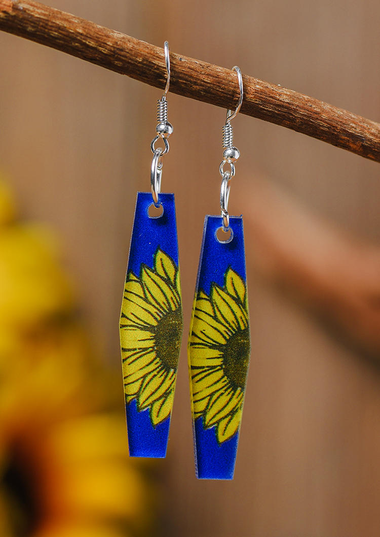 

Sunflower Hollow Out Earrings, Pattern2, 533157