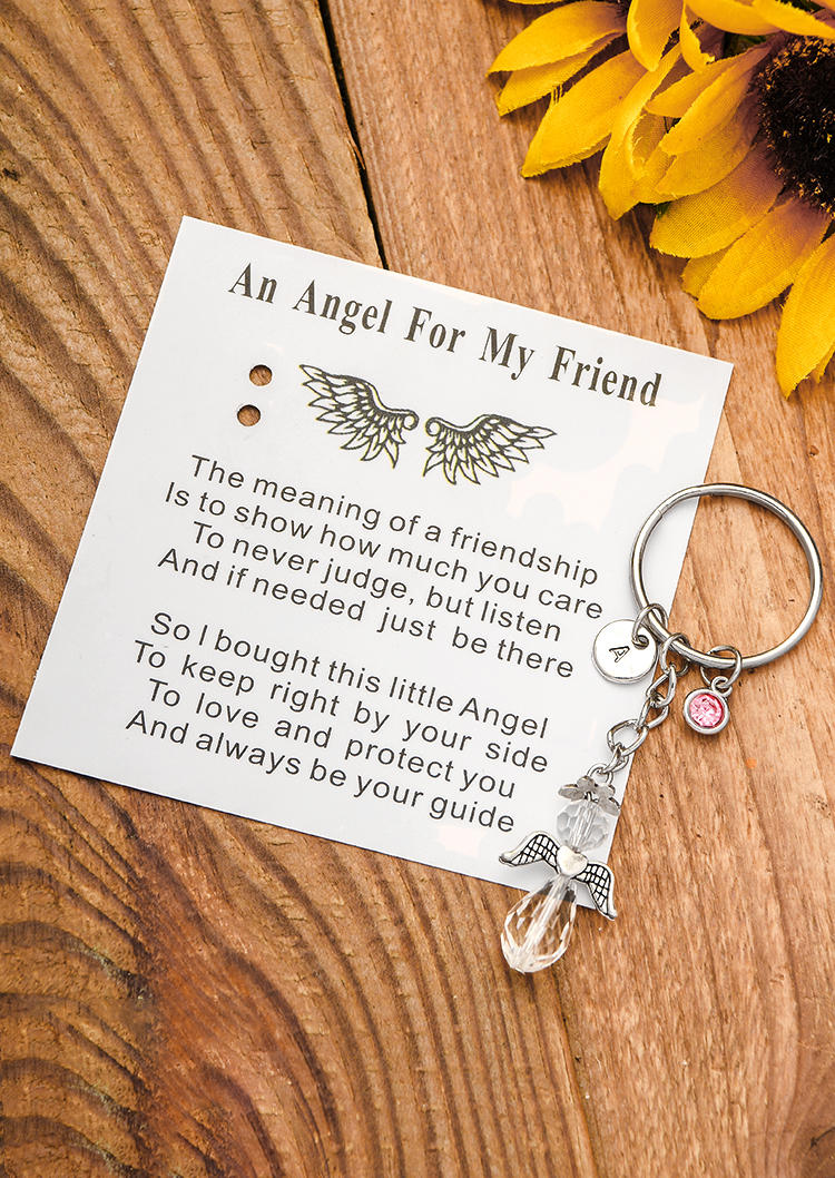 

Guardian Angel For My Friend Alloy Keychain, Multicolor, 533388