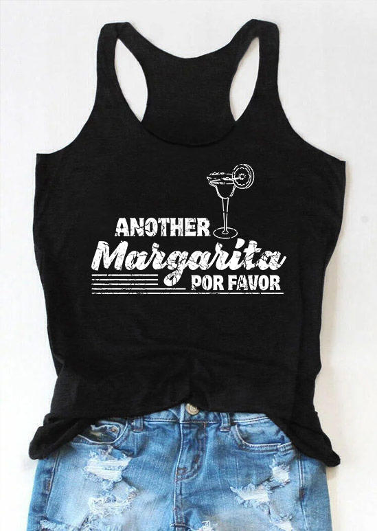 

Another Margarita Por Favor Racerback Tank - Black, 533270