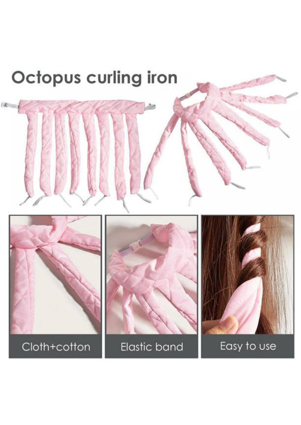

Soft Heatless Hair Curler, Pink, 531759
