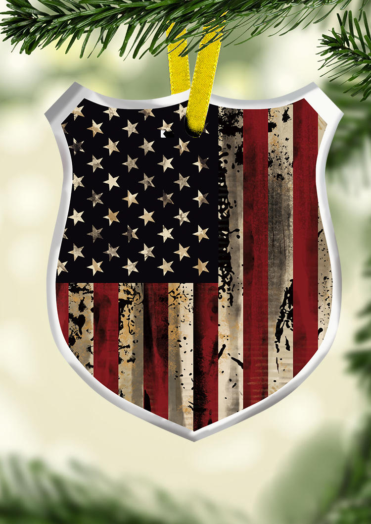 

American Flag Decoration Pendant Ornament, Multicolor, 533950