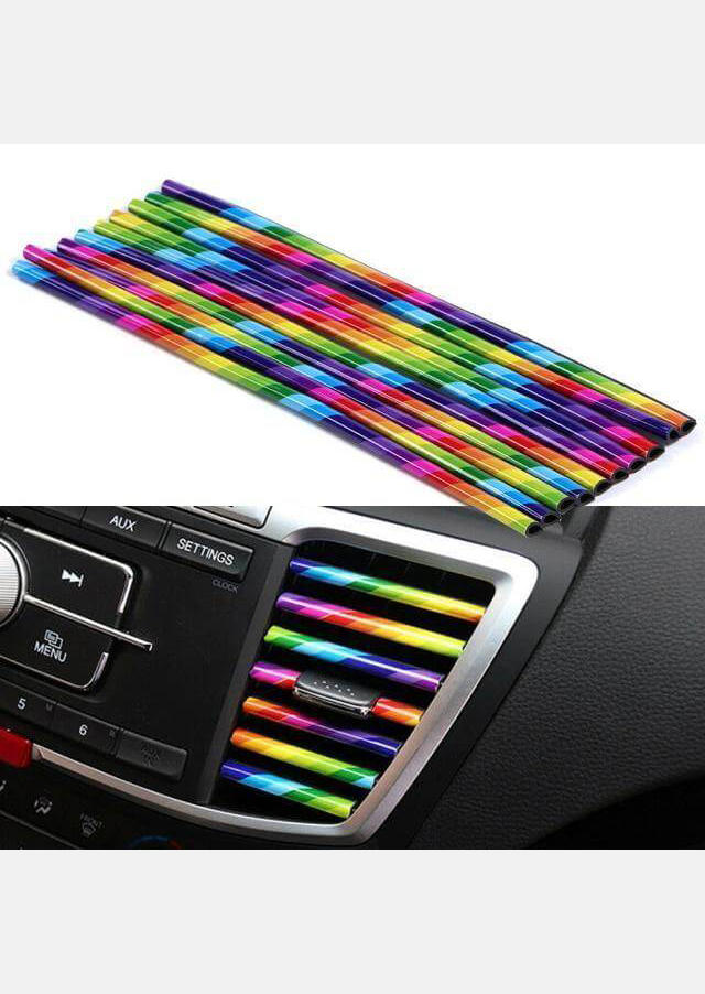 

Car Air Outlet Vent Moulding Trim Strip, Multicolor, 534529