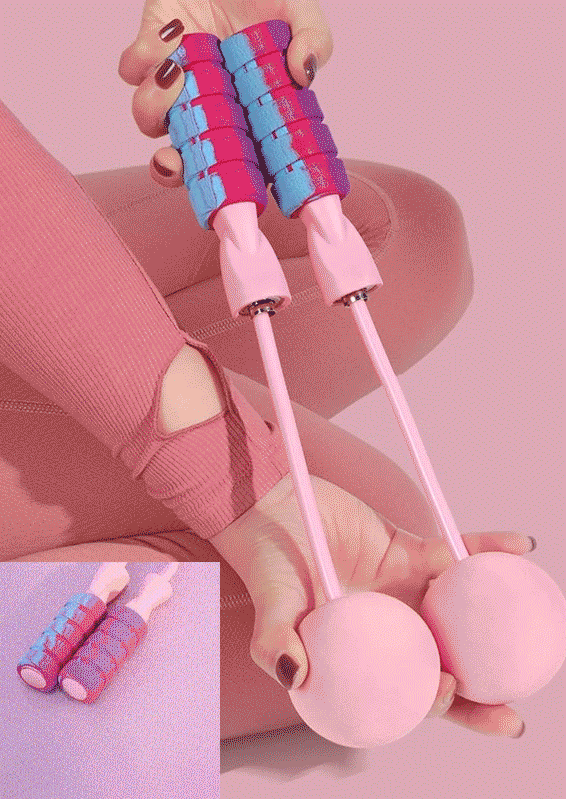 

Weight-bearing Cordless Skipping Rope, Pink, 534478