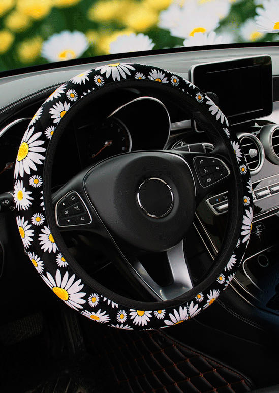 

Universal Daisy Steering Wheel Cover, Multicolor, 534534